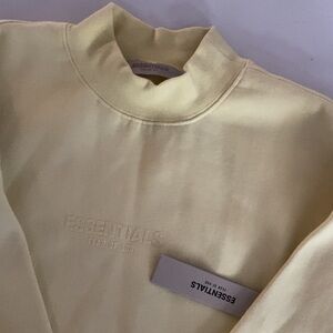 Essentials Soft Yellow Crewneck